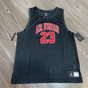 Nike Jordan DNA Distorted Basketball Jersey Black AJ1140-010 Men's Size Small